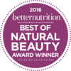 Best of Natural Beauty Award Winner 2016