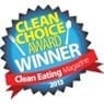 Clean Choice Award Winner 2013