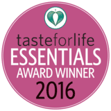 Taste for life Essentials award winner 2016